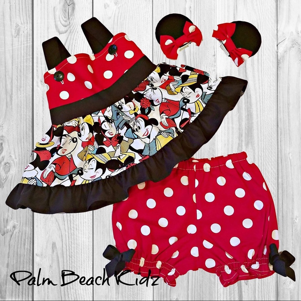 Handmade Minnie Bloomer Set